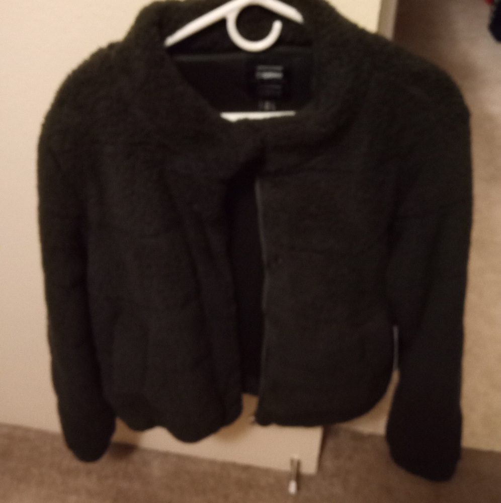 Ci Sono Faux Fur Sherpa Jacket